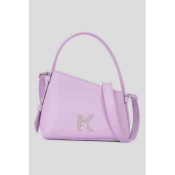 Geanta crossbody cu detalii logo metalice