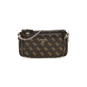 Geanta crossbody cu model monograma