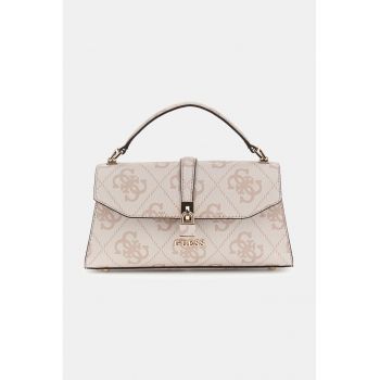 Geanta crossbody de piele ecologica cu monograma