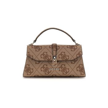 Geanta crossbody de piele ecologica cu monograma