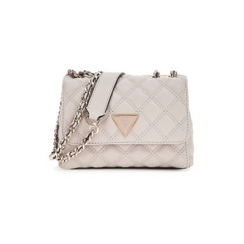 Geanta crossbody din piele ecologica cu aspect matlasat
