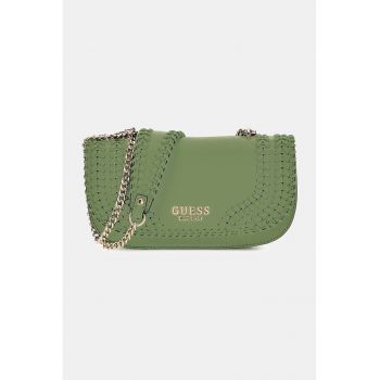 Geanta crossbody din piele ecologica cu bareta din lant