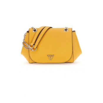 Geanta crossbody din piele ecologica cu doua compartimente