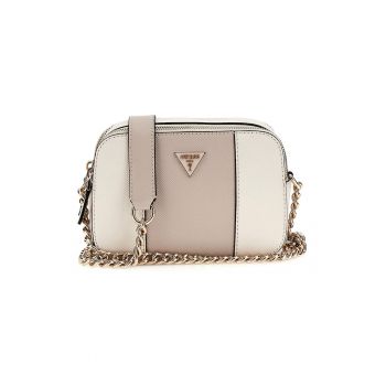 Geanta crossbody din piele ecologica cu doua compartimente Noelle