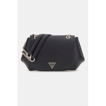 Geanta crossbody din piele ecologica cu doua compartimente