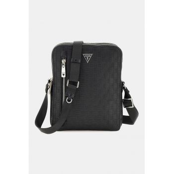 Geanta crossbody din piele ecologica cu logo
