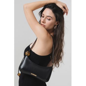Geanta din piele cu bareta de umar Le Bisou