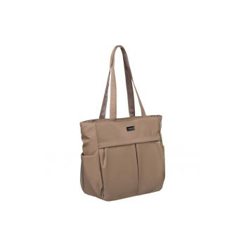 Geanta shopper A4 -  bej - 29x39x13cm