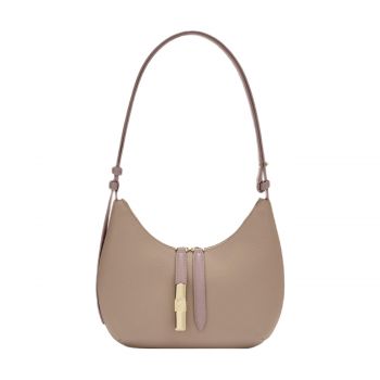 Goccia s shoulder bag strucco gray + mauve Goccia s shoulder bag strucco gray + mauve