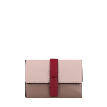 Grazia m compact wallet azalea + greige + lacca Grazia m compact wallet azalea + greige + lacca