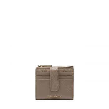 Metallic soft coccinelle logo warm taupe Metallic soft coccinelle logo warm taupe