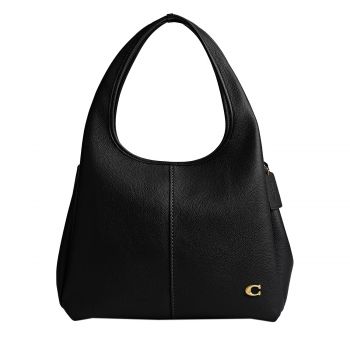 Polished pebble lana shoulder bag
