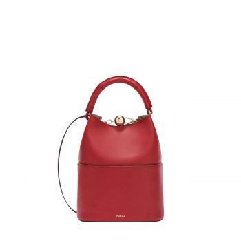 Sfera s bucket bag 23 lacca+vaniglia int