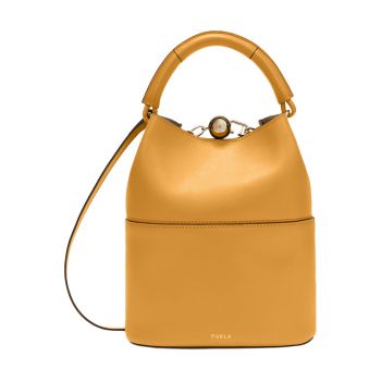 Sfera s bucket bag 23 senape + vaniglia int