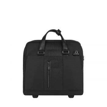 Slim laptop bag with wheels 15.6