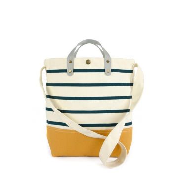 Geanta casual cu dungi tr24176-1_ecru