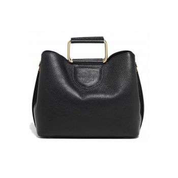 Geanta crossbody din piele granulata