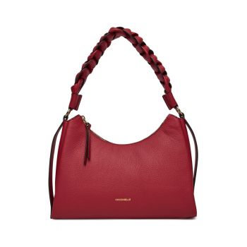 Geanta dama  M50 13 03 01 318 - Piele naturala - Visiniu