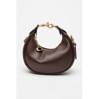 Geanta hobo de piele cu accesoriu logo Jonie