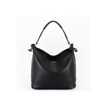 Geanta neagra  cu borseta detasabila F6966 M11 18058