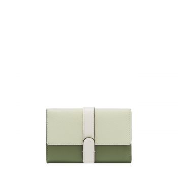 Grazia m compact wallet light salvia + oliva + panna Grazia m compact wallet light salvia + oliva + panna