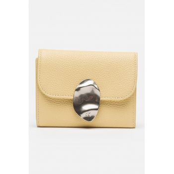 Portofel pliabil de piele cu protectie RFID