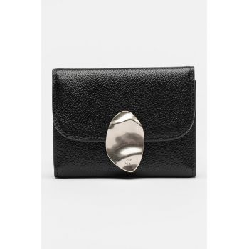 Portofel pliabil de piele cu protectie RFID