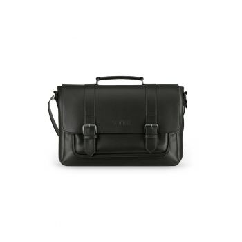 Geanta barbateasca de umar tip messenger cu aspect vintage  S25 Galway