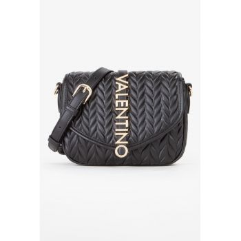 Geanta crossbody cu detaliu cu logo