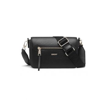 Geanta crossbody de piele cu aplicatie metalica Bryant