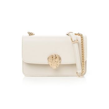 Geanta crossbody din piele ecologica cu bareta din lant
