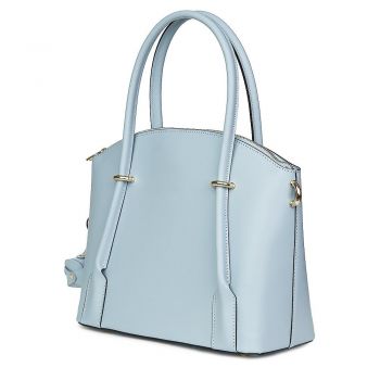 Geanta dama piele naturala Gabriella bleu