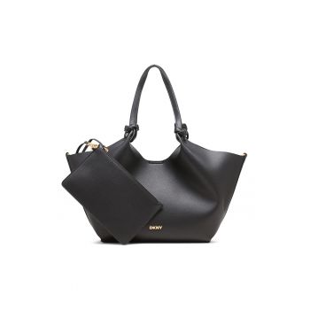 Geanta shopper de piele ecologica cu etui interior Paula