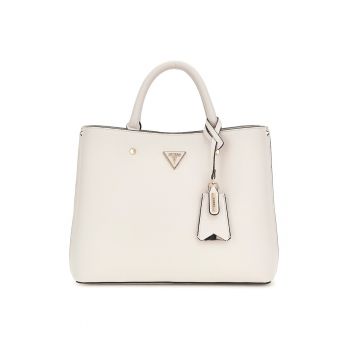 Geanta shopper din piele ecologica cu accesoriu detasabil cu logo