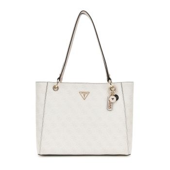 Geanta shopper din piele ecologica cu model monograma