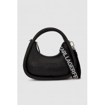 Geanta crossbody cu bareta cu model logo