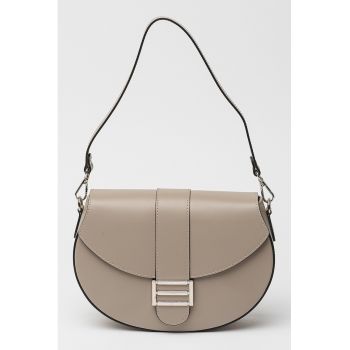 Geanta crossbody de piele cu barete detasabile