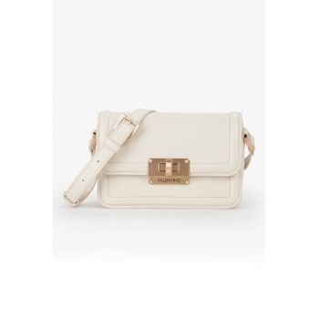 Geanta crossbody de piele ecologica cu clapa