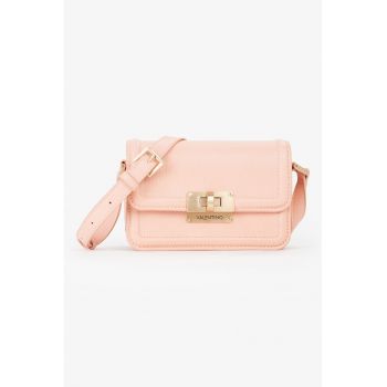Geanta crossbody de piele ecologica cu clapa