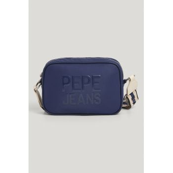 Geanta crossbody din piele ecologica cu logo