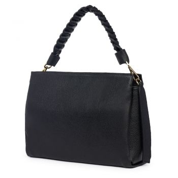 Geanta dama din piele naturala Natalia neagra