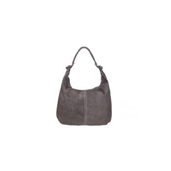 Geanta hobo de piele intoarsa