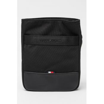Geanta crossbody cu bareta cu logo