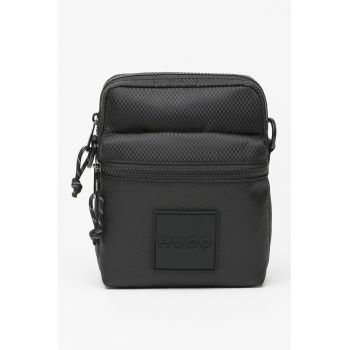 Geanta crossbody cu logo si bareta detasabila