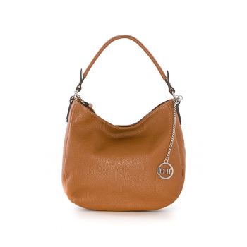 Geanta crossbody din piele cu accesoriu logo metalic Molise