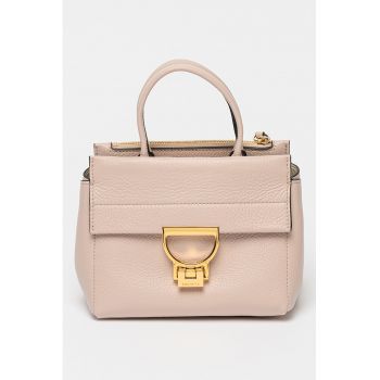 Geanta crossbody din piele cu bretele detasabila