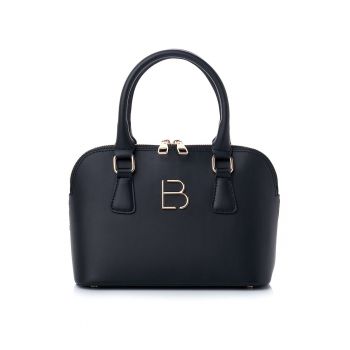 Geanta crossbody din piele ecologica cu logo metalic