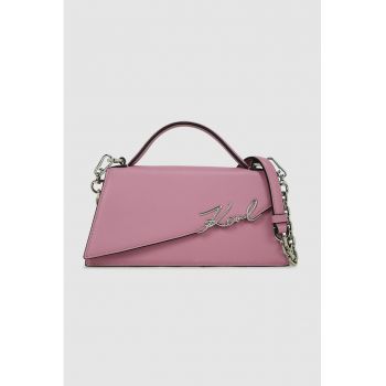 Geanta crossbody din piele Signature Slim