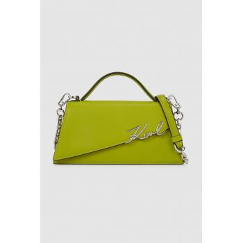 Geanta crossbody din piele Signature Slim