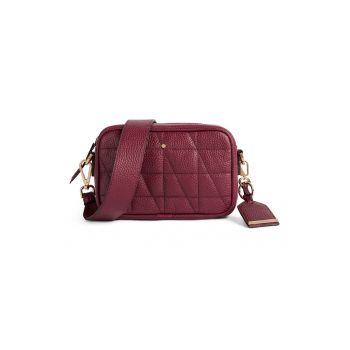 Geanta crossbody matlasata din piele Narcisia